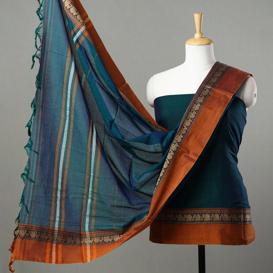 3pc Dharwad Cotton Suit Material Set 107