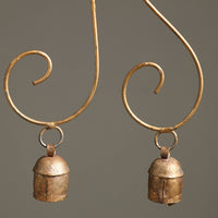 Kutch Copper Coated 2 Bells Wind Chimes 01