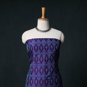 Pochampally Ikat Handwoven Sico 2pc Unstitched Dress Material Kurta Set 42