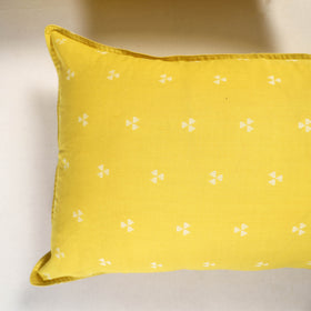 Yellow - jacquard pillow covers (set of 2) 71 - handcrafted