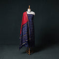 Pochampally Ikat Handwoven Sico 2pc Unstitched Dress Material Kurta Set 44