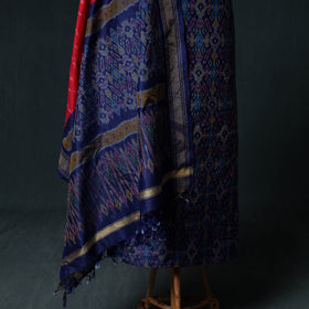 Pochampally Ikat Handwoven Sico 2pc Unstitched Dress Material Kurta Set 44