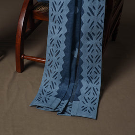 Applique Cutwork Cotton Unstitched Dress Material: Kurta, Bottom & Dupatta 03