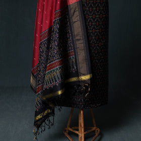 Pochampally Ikat Handwoven Sico 2pc Unstitched Dress Material Kurta Set 46