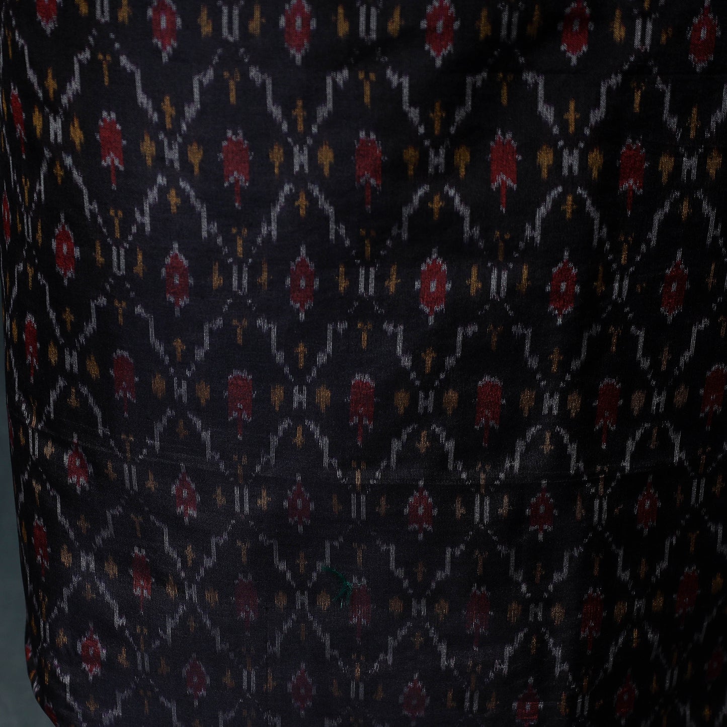 Pochampally Ikat Handwoven Sico 2pc Unstitched Dress Material Kurta Set 46