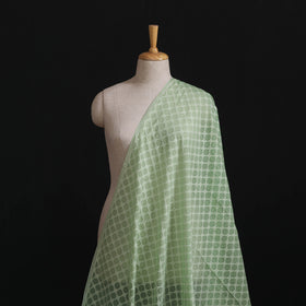 Banarasi Handwoven Cutwork Buti Cotton Fabric 10