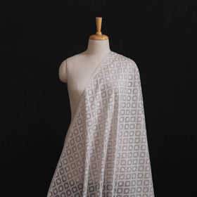 Banarasi Handwoven Cutwork Buti Cotton Fabric 06