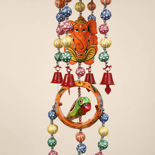 Banaras Handpainted Decorative Jhumar Hanging 12