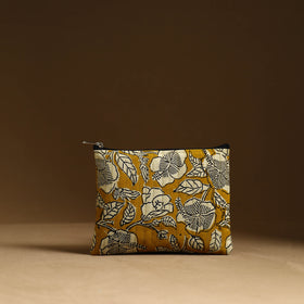 Yellow - handmade cotton multipurpose utility pouches (set