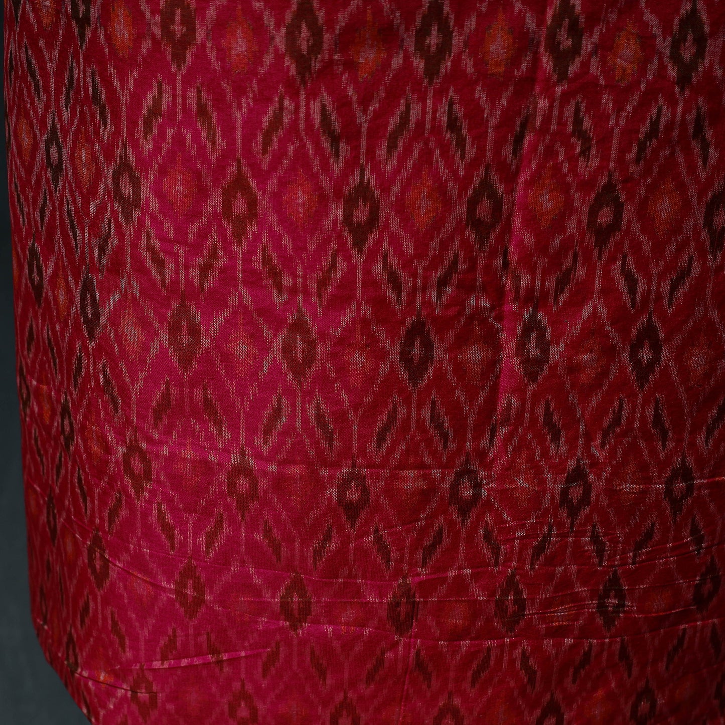 Pochampally Ikat Handwoven Sico 2pc Unstitched Dress Material Kurta Set 59
