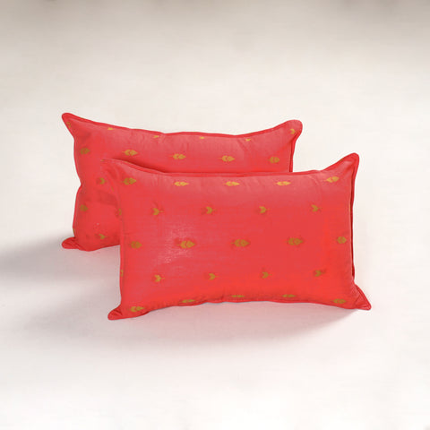 Red - Jacquard Pillow Covers (Set of 2) 88