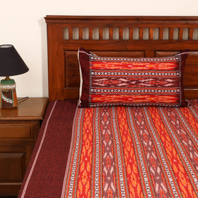 Pochampally Dabi Ikat Cotton Double Bedsheet Set (108 x 90 in) 10