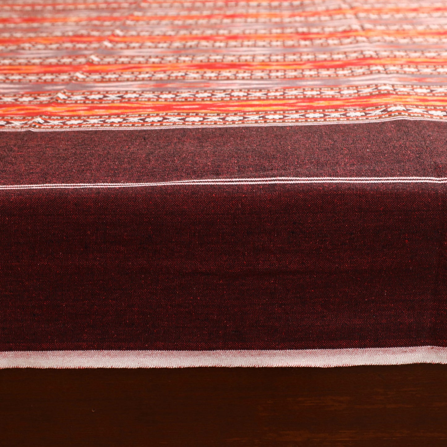 Pochampally Dabi Ikat Cotton Double Bedsheet Set (108 x 90 in) 10