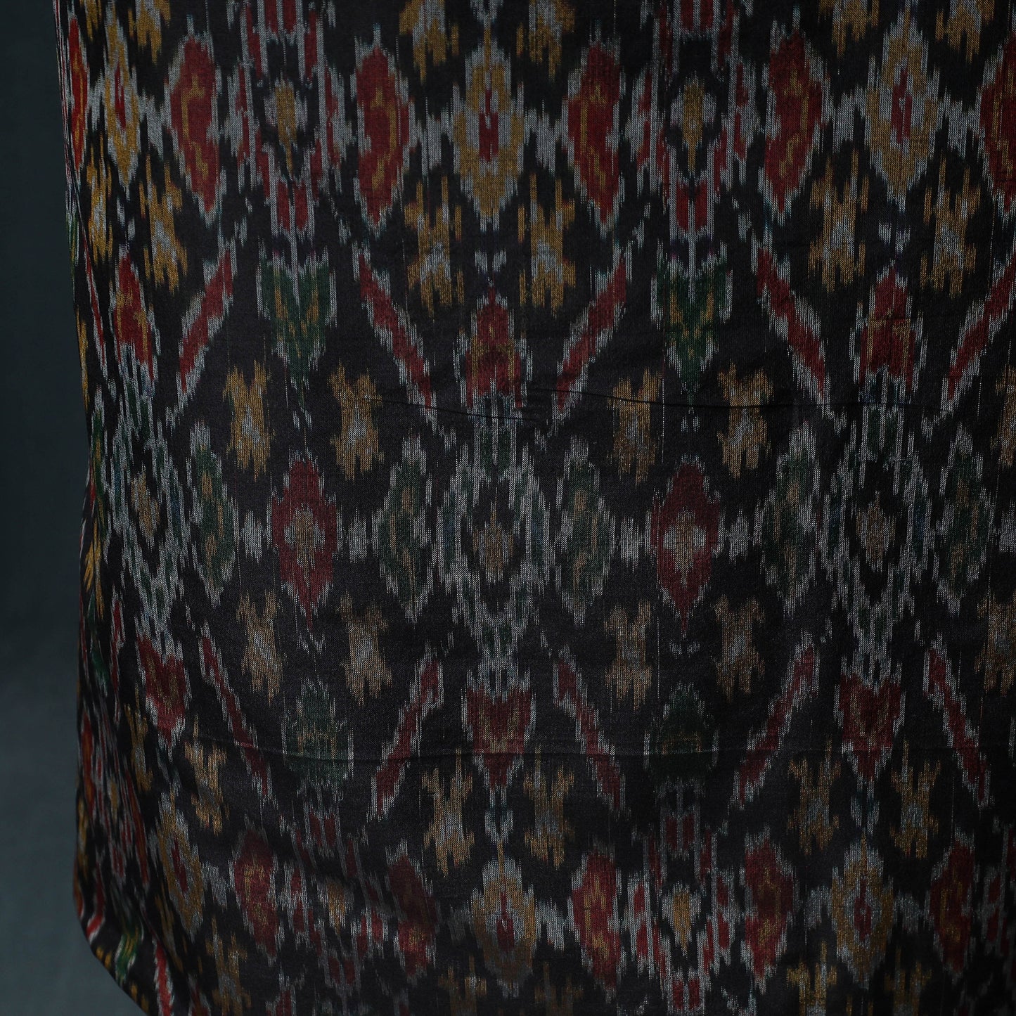 Pochampally Ikat Handwoven Sico 2pc Unstitched Dress Material Kurta Set 61