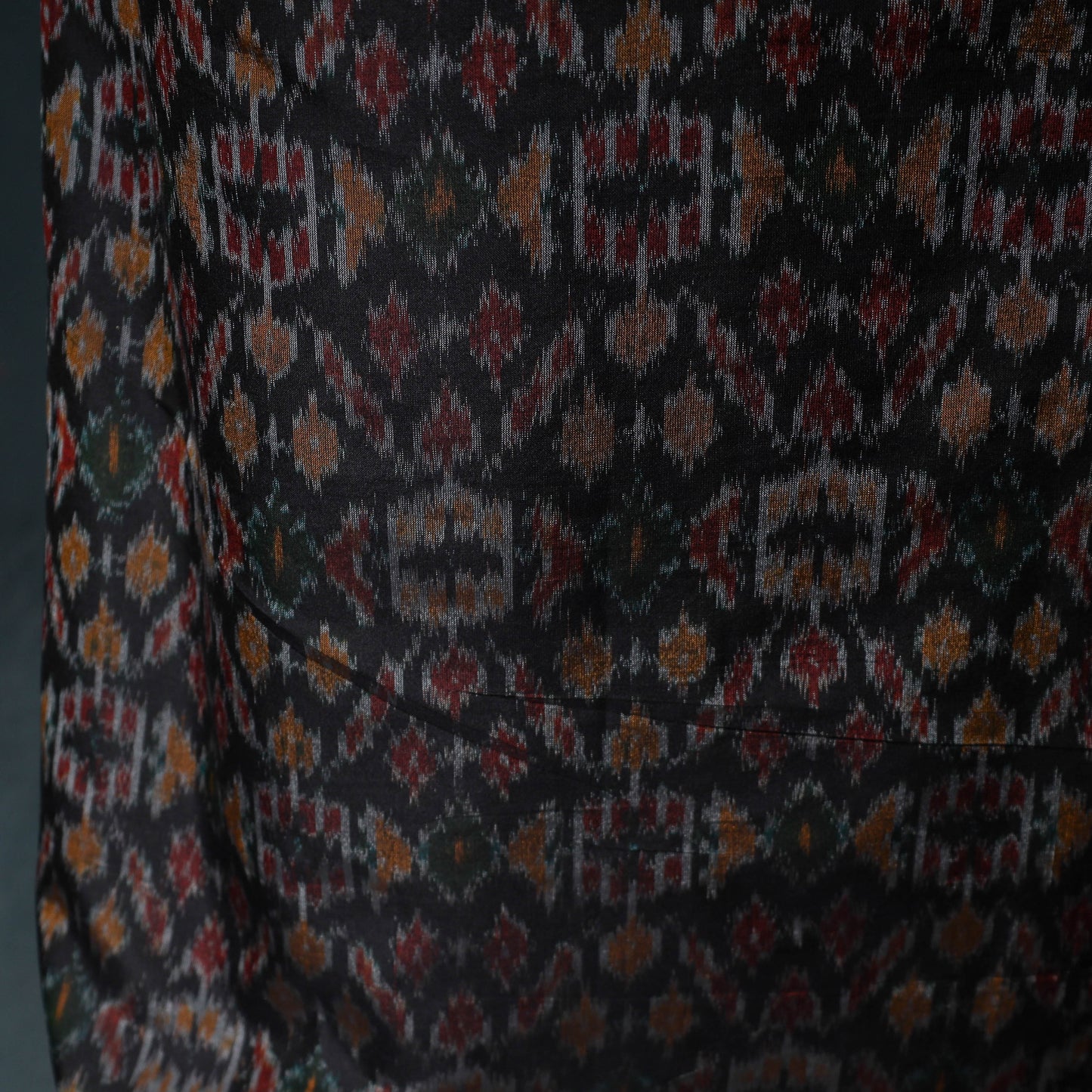 Pochampally Ikat Handwoven Sico 2pc Unstitched Dress Material Kurta Set 62