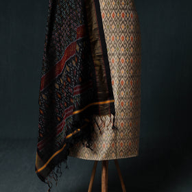 Pochampally Ikat Handwoven Sico 2pc Unstitched Dress Material Kurta Set 64