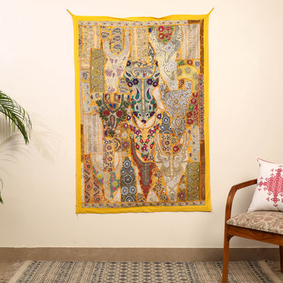 Banjara Beadwork Embroidery Tapestry Wall Hanging 18