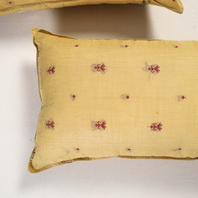 Beige - jacquard pillow covers (set of 2) 94 - handcrafted