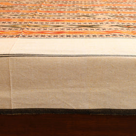 Orange - Pochampally Dabi Ikat Cotton Double Bedsheet Set (108 x 90 in) 04