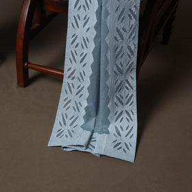 Applique Cutwork Cotton Unstitched Dress Material: Kurta, Bottom & Dupatta 18