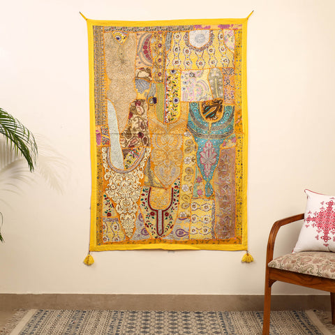 Banjara Beadwork Embroidery Tapestry Wall Hanging 19