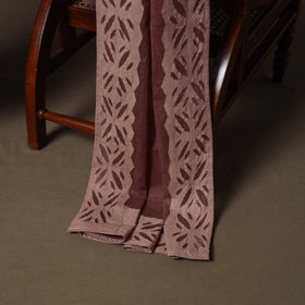 Applique Cutwork Cotton Unstitched Dress Material: Kurta, Bottom & Dupatta 19