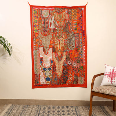 Banjara Beadwork Embroidery Tapestry Wall Hanging 21