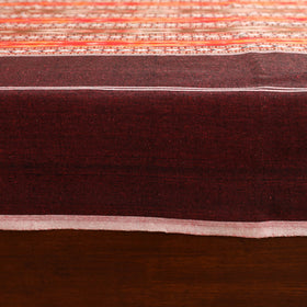 Maroon - Pochampally Dabi Ikat Cotton Double Bedsheet Set (108 x 90 in) 06