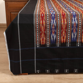 Pochampally Dabi Ikat Cotton Double Bedsheet Set (108 x 90 in) 07