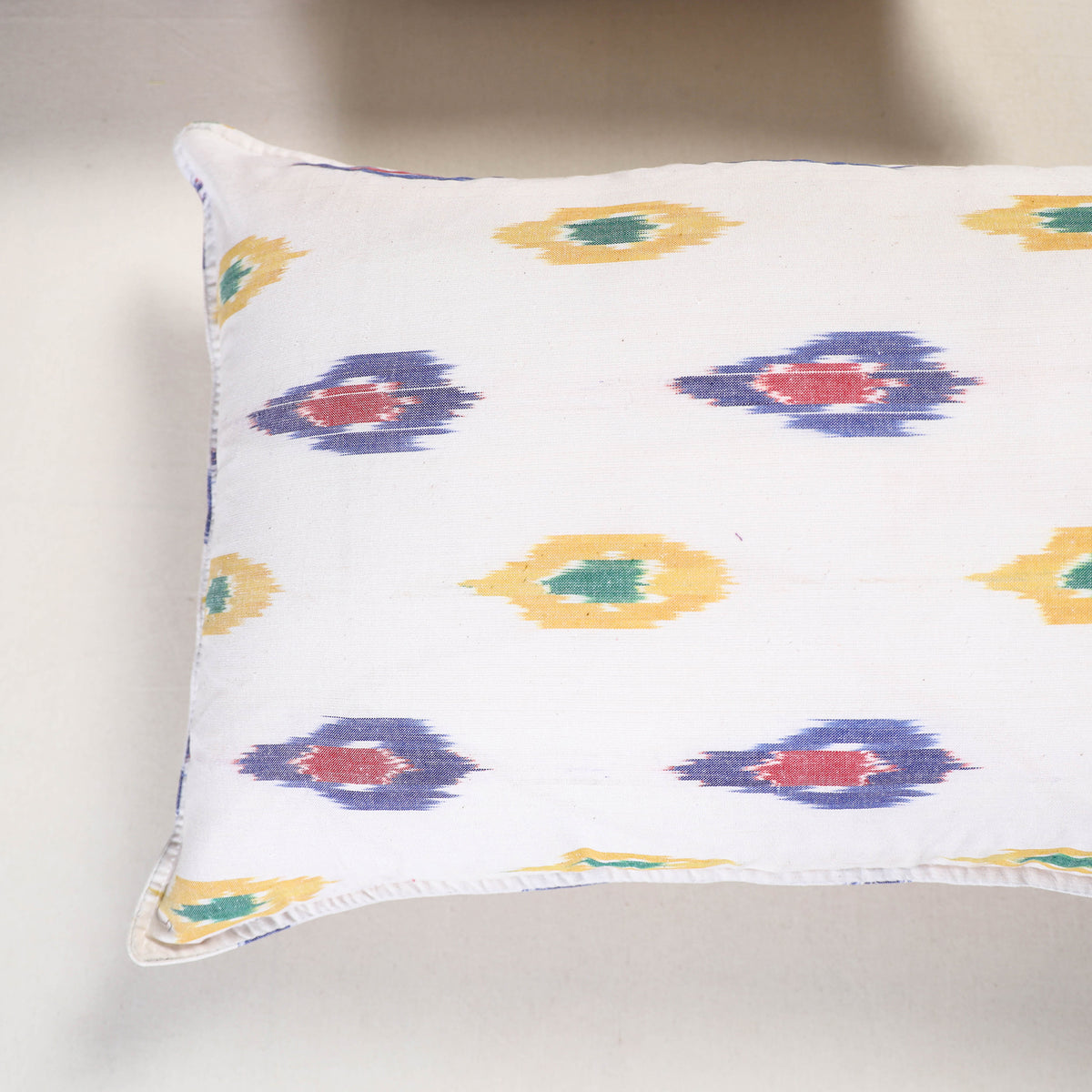 White - pochampally ikat pillow covers (set of 2) 101