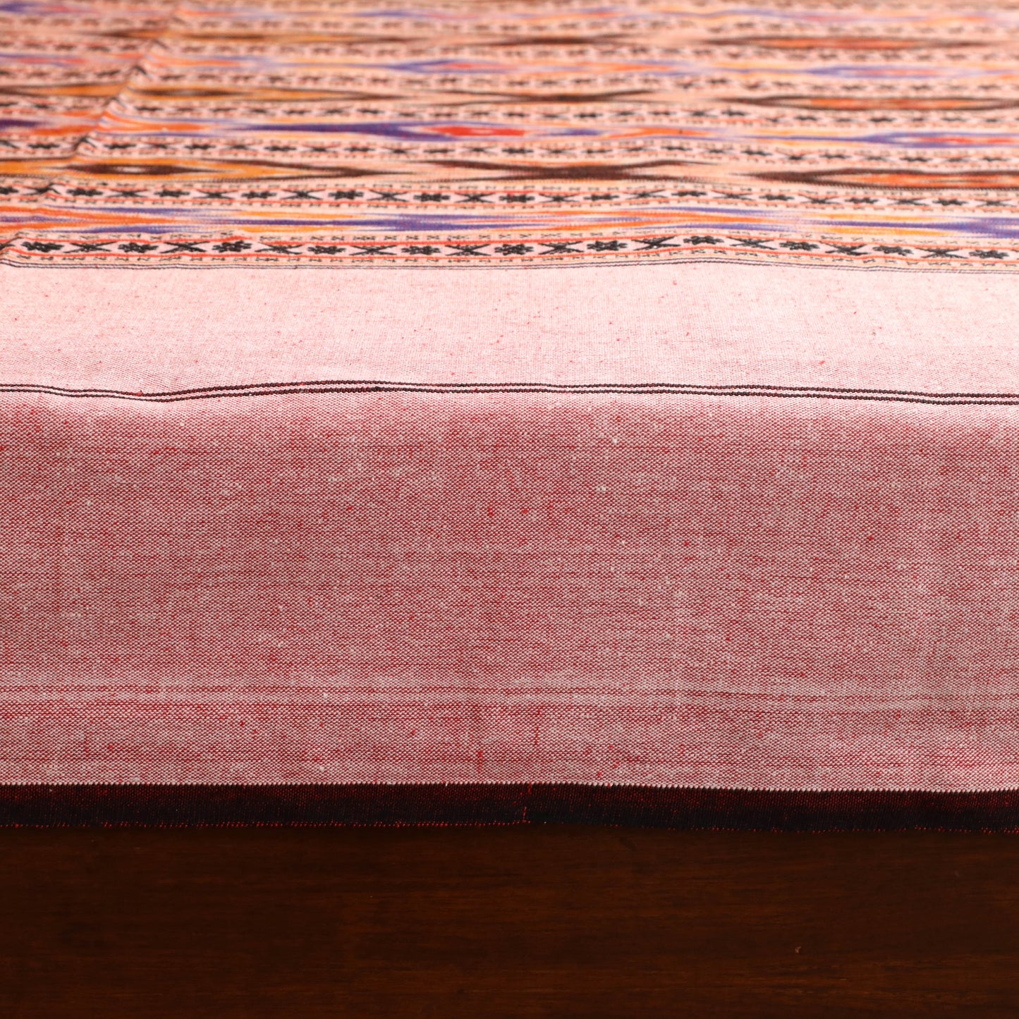 Pochampally Dabi Ikat Cotton Double Bedsheet Set (108 x 90 in) 11