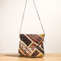 embroidery sling bag