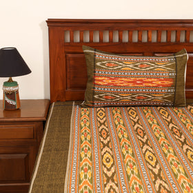 Pochampally Dabi Ikat Cotton Double Bedsheet Set (108 x 90 in) 13