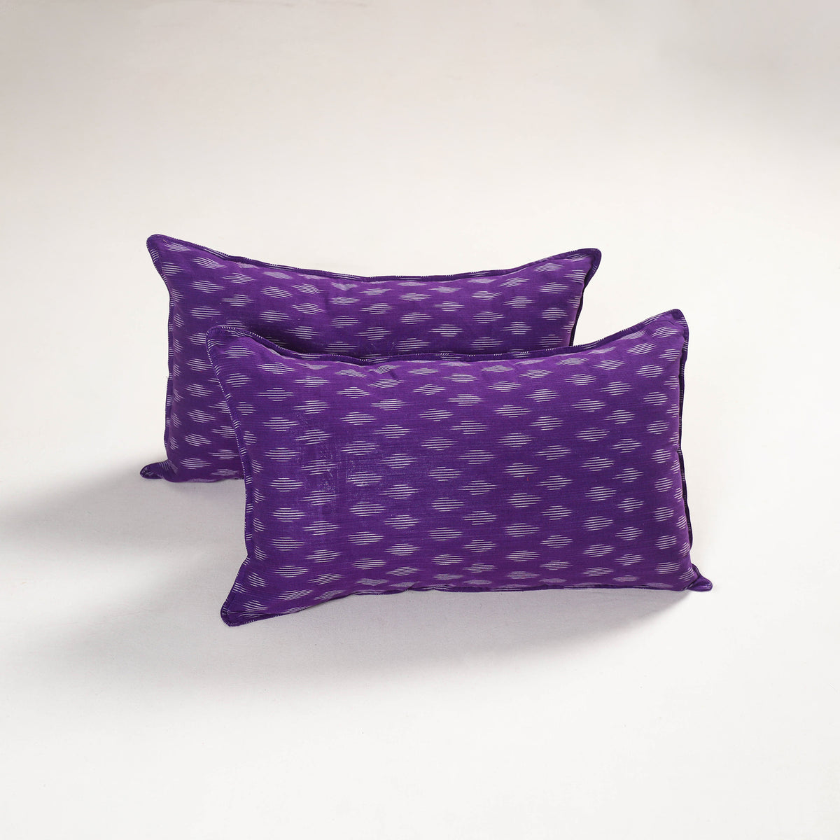 Purple - pochampally ikat pillow covers (set of 2) 103