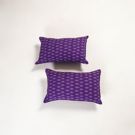 Purple - pochampally ikat pillow covers (set of 2) 103