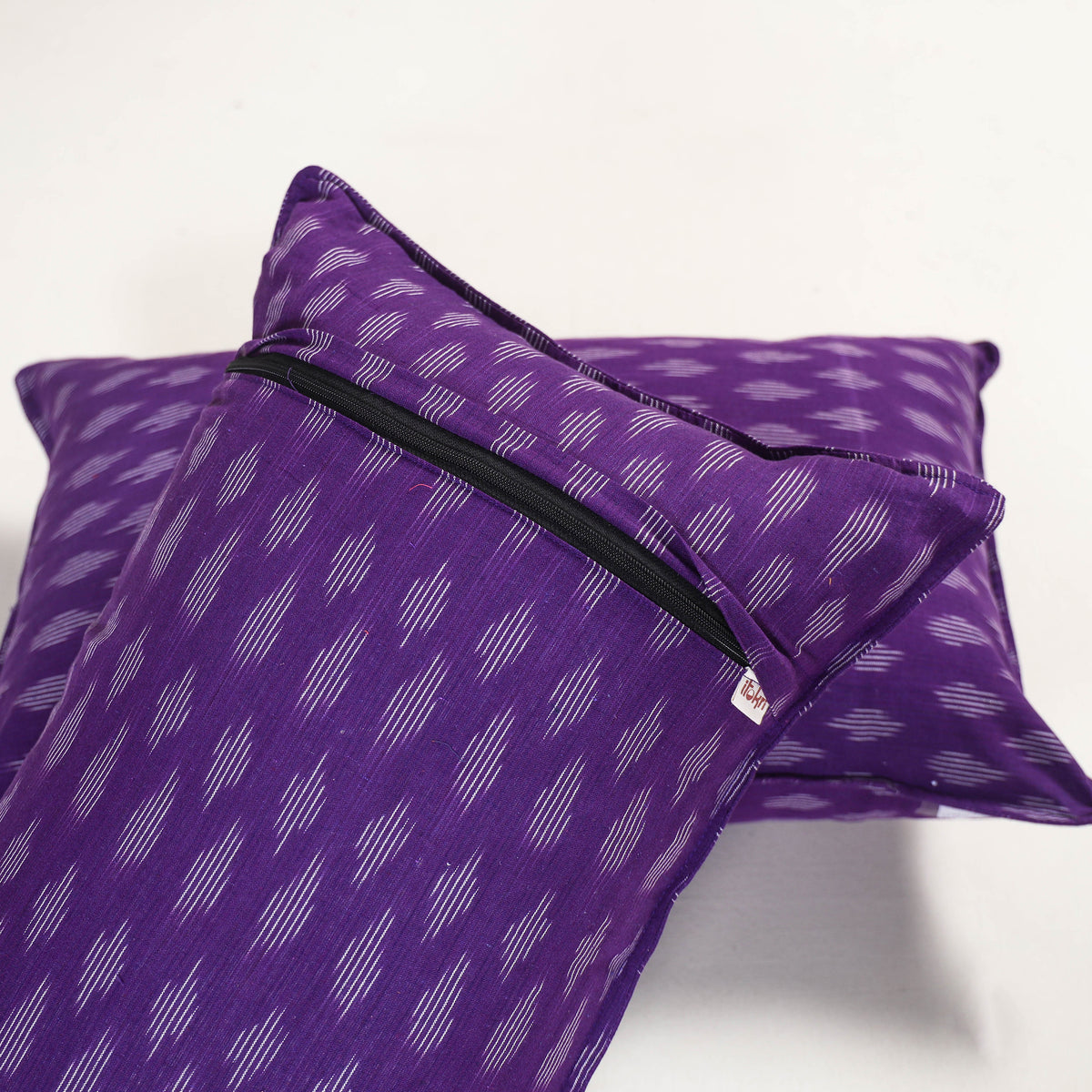 Purple - pochampally ikat pillow covers (set of 2) 103