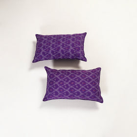 Purple - pochampally ikat pillow covers (set of 2) 104