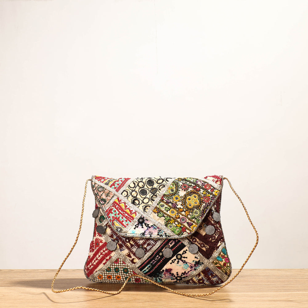 embroidery sling bag