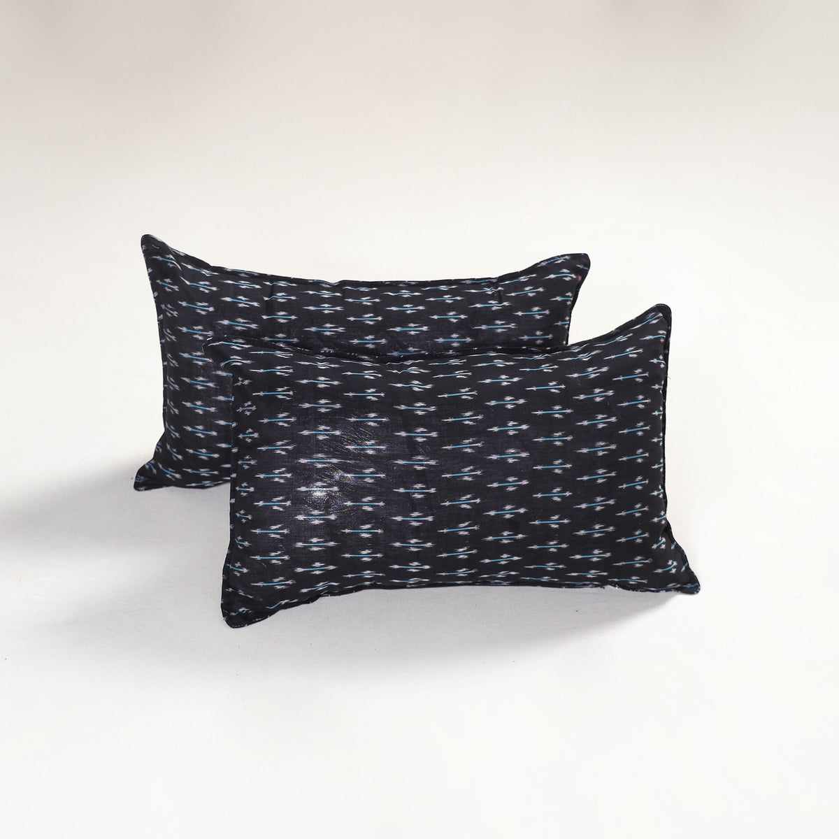 Black - pochampally ikat pillow covers (set of 2) 105