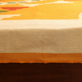 Yellow - Pochampally Ikat Cotton Double Bedsheet Set (108 x 90 in) 15