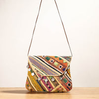 embroidery sling bag