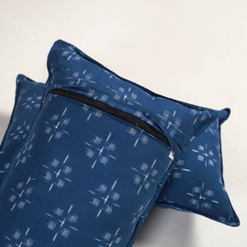 Blue - pochampally ikat pillow covers (set of 2) 107