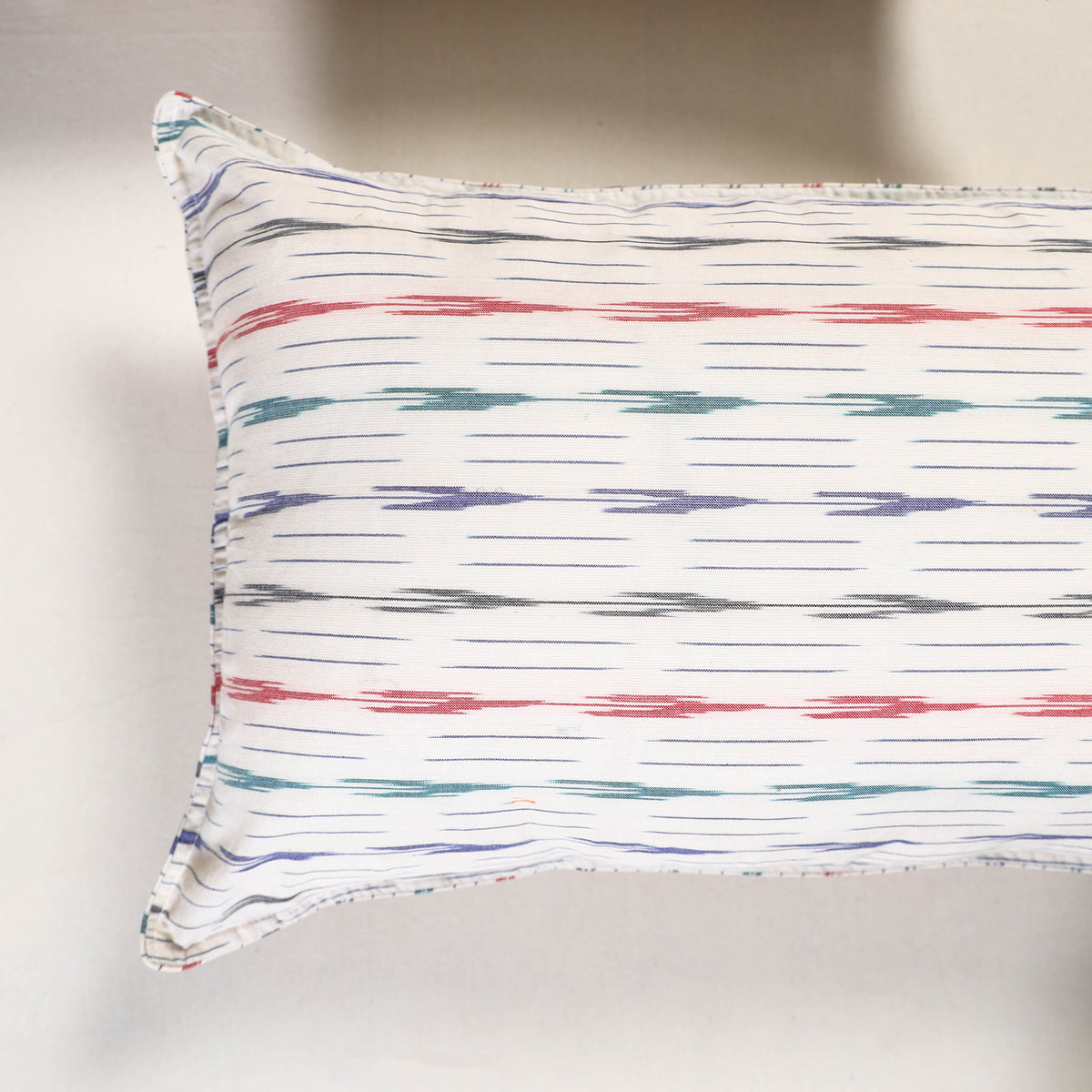 White - pochampally ikat pillow covers (set of 2) 108