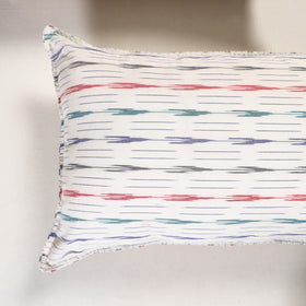 White - pochampally ikat pillow covers (set of 2) 108