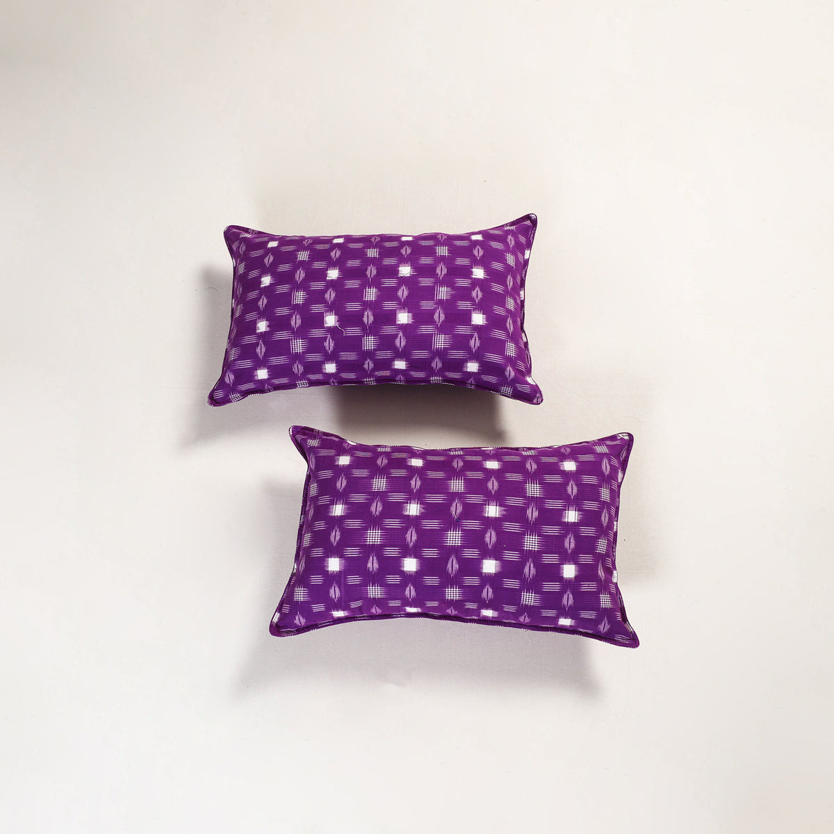 Purple - pochampally ikat pillow covers (set of 2) 109