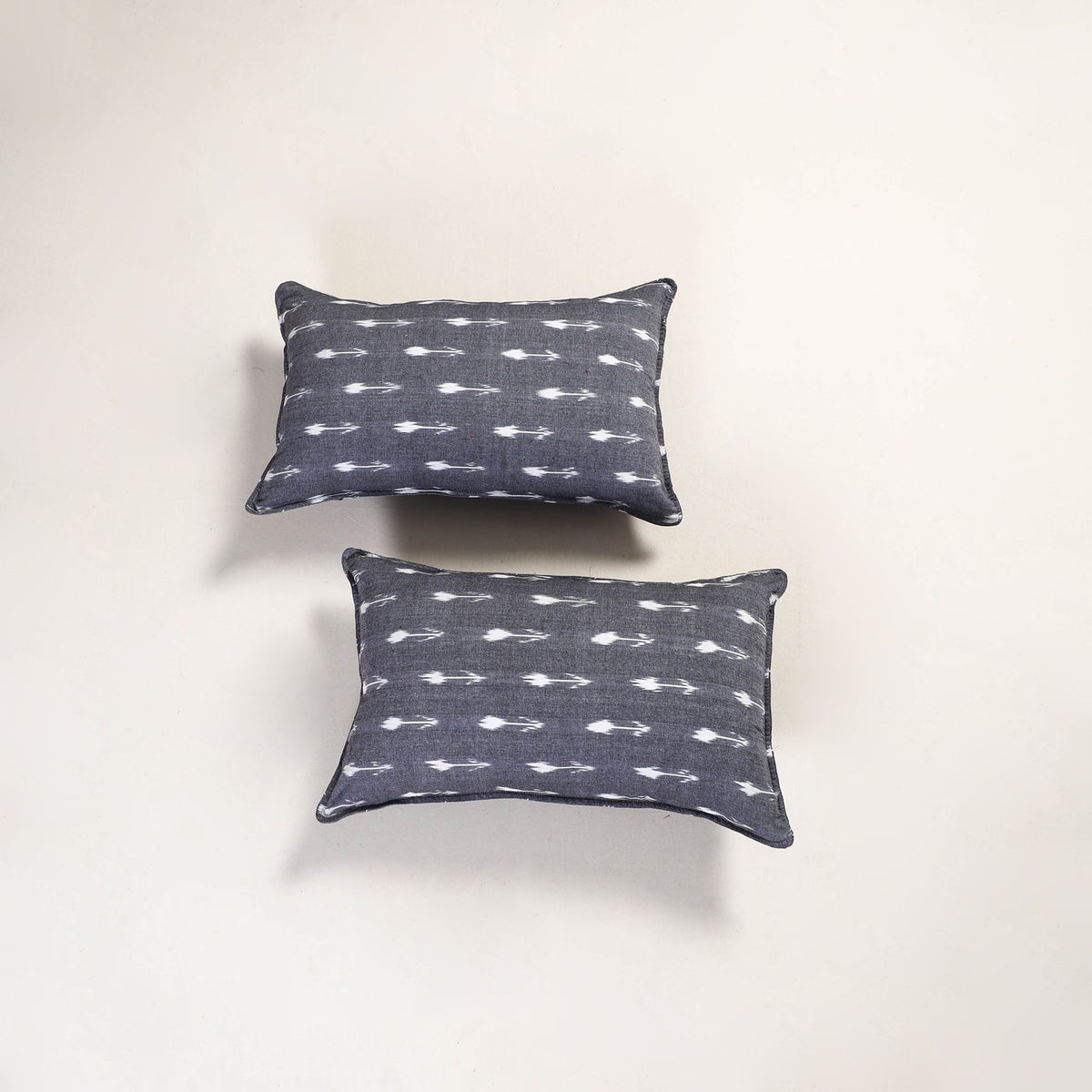 Grey - pochampally ikat pillow covers (set of 2) 110
