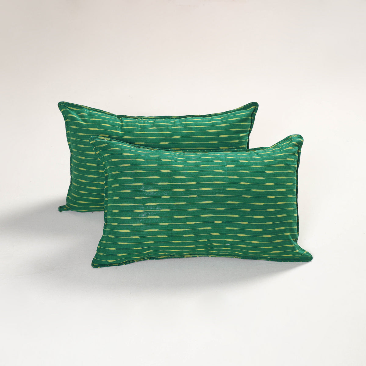 Green - pochampally ikat pillow covers (set of 2) 111