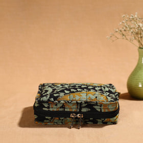  Green Multipurpose Jewellery Bag with 4 Storage Pockets