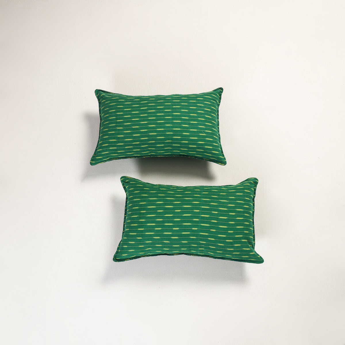 Green - pochampally ikat pillow covers (set of 2) 111
