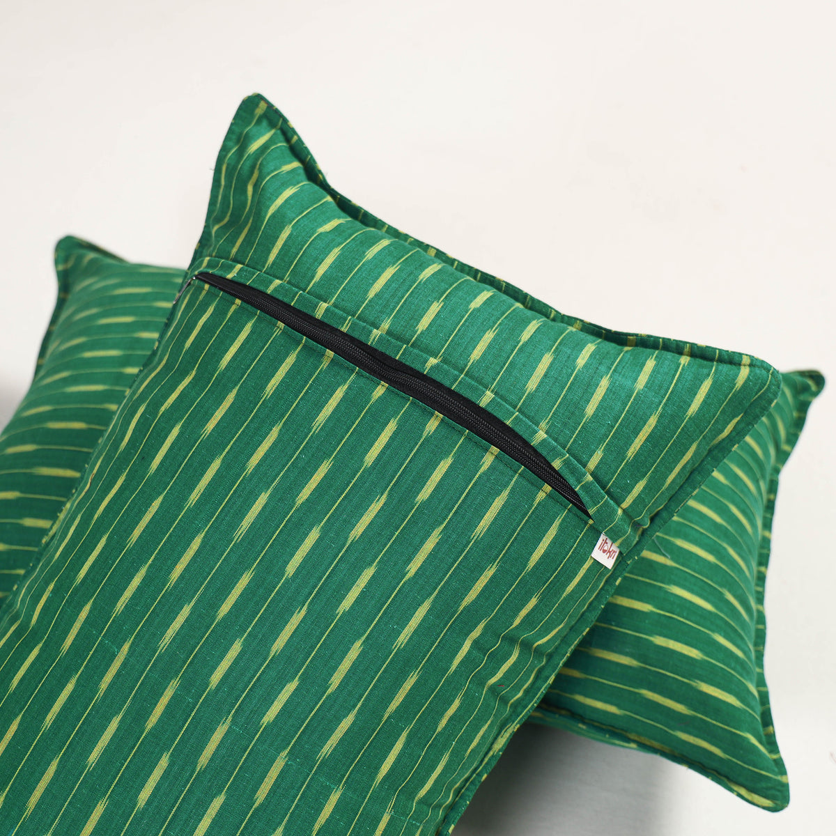 Green - pochampally ikat pillow covers (set of 2) 111